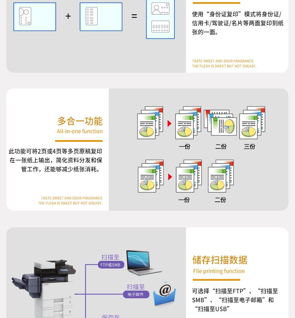 京瓷ECOSYS M8124cidn A3彩色激光多功能数码复合机 打印复印一体机 主机标配(双面输稿器+网络打印)高清大图