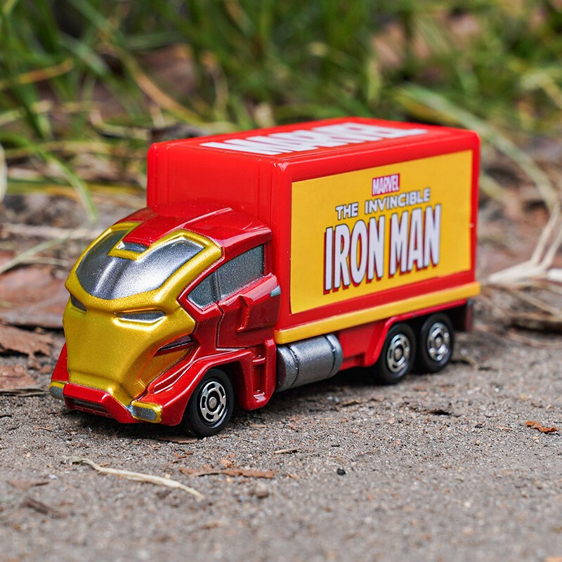 tomy多美卡漫威tune合金小汽车模型儿童男孩钢铁侠蜘蛛侠玩具车漫威
