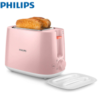 飞利浦（PHILIPS）HD2584/50粉色面包机 多士炉吐司机全自动家用 内置烘烤架带防尘盖