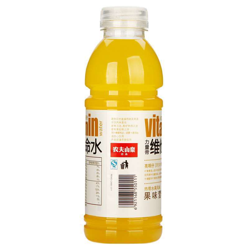 力量帝维他命水果味营养素饮料(热带水果风味)500ml瓶装