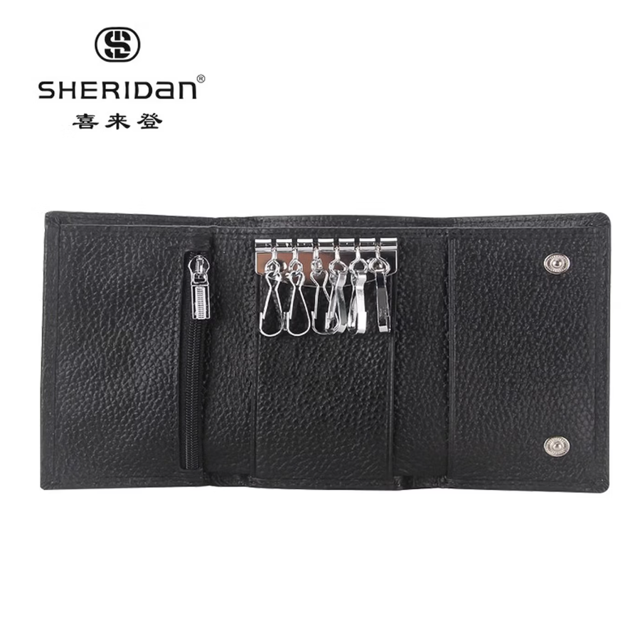 喜来登 精选头层牛皮,柔软耐磨;分格设计更实用方便。高清大图