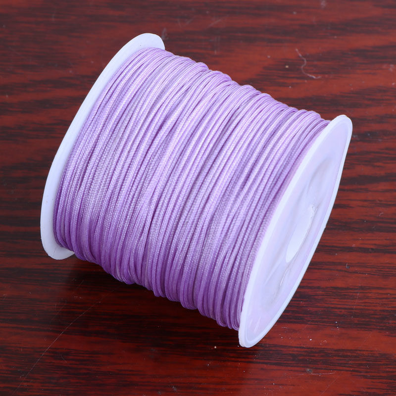 浅紫色 手工编织手绳加密72号玉线红绳线diy绳子 手链编织绳男女吊坠