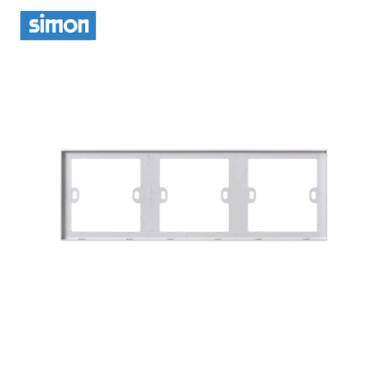 西蒙(simon) E3 插座开关插板86型开关插座面板 三位连体边框高清大图