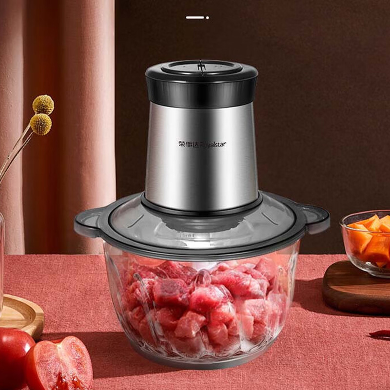 荣事达绞肉机2L秒速绞肉不费力电动多功能料理搅拌机RS-JR30G高清大图