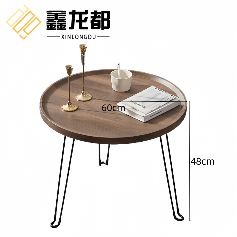 鑫龙都圆形茶几高清大图