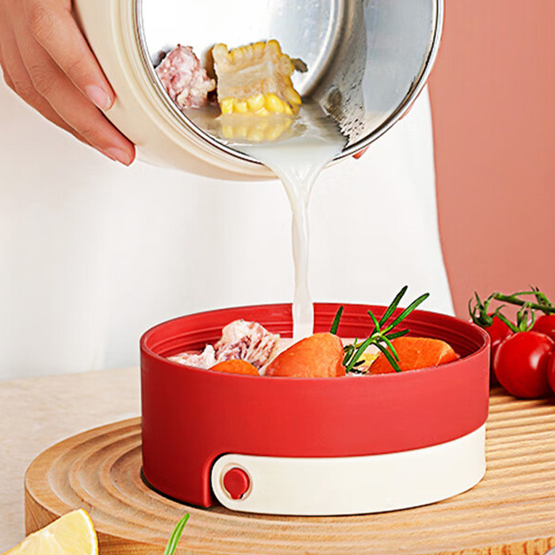 MAXCOOK美厨保温提锅1.8L双层隔热玫瑰红MCTG6797高清大图