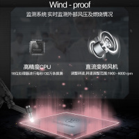 西屋(WESTINGHOUSE) 16升燃气热水器 JSQ30-16W3 玫瑰金 天然气 CO报警 电热防冻
