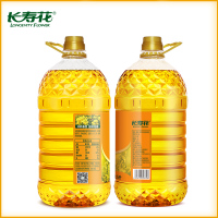 长寿花压榨纯香菜籽油5L*2桶大容量物理压榨一级食用油