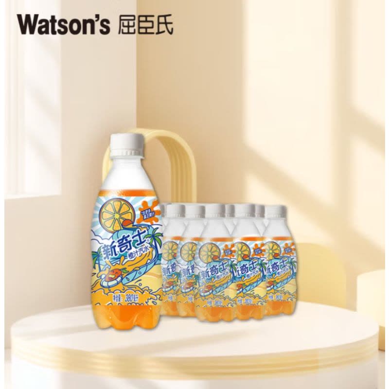 Watsons新奇士橙汁汽水380ml*15瓶整提装图片