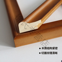 实木摆台相框简约7寸5.6.8.10寸A4宜家创意儿童相架相片挂墙画框 原木色 10寸摆挂两用（横竖可用）