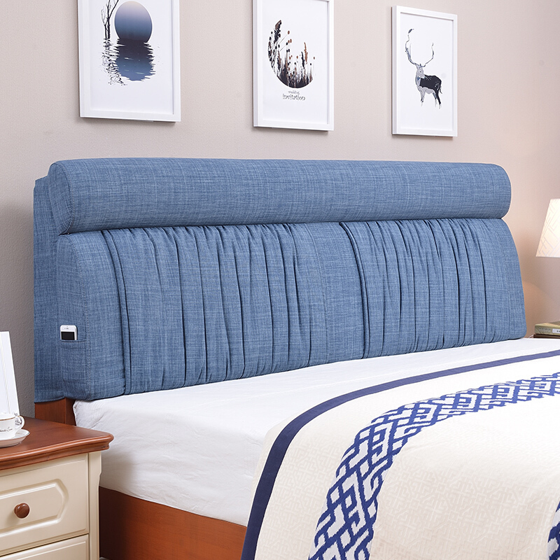 床头板软包床头靠垫大靠背双人榻榻米可拆洗靠背枕床头罩布艺床头a