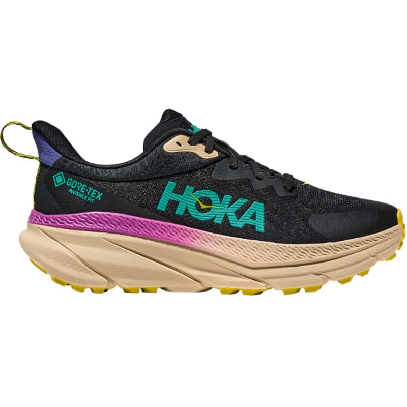 HOKA ONE ONE男士滑雪鞋GORE-TEX防水耐磨全地形轻便舒适登山靴 Black_/_Pink_/_Beige 45