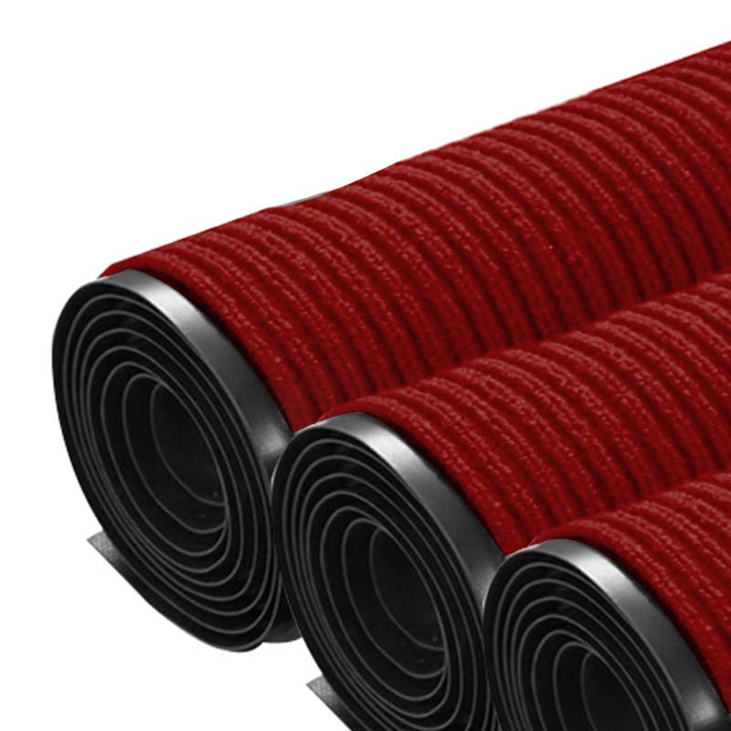 温馨 防滑地毯 暗红色1.8*15m 卷高清大图