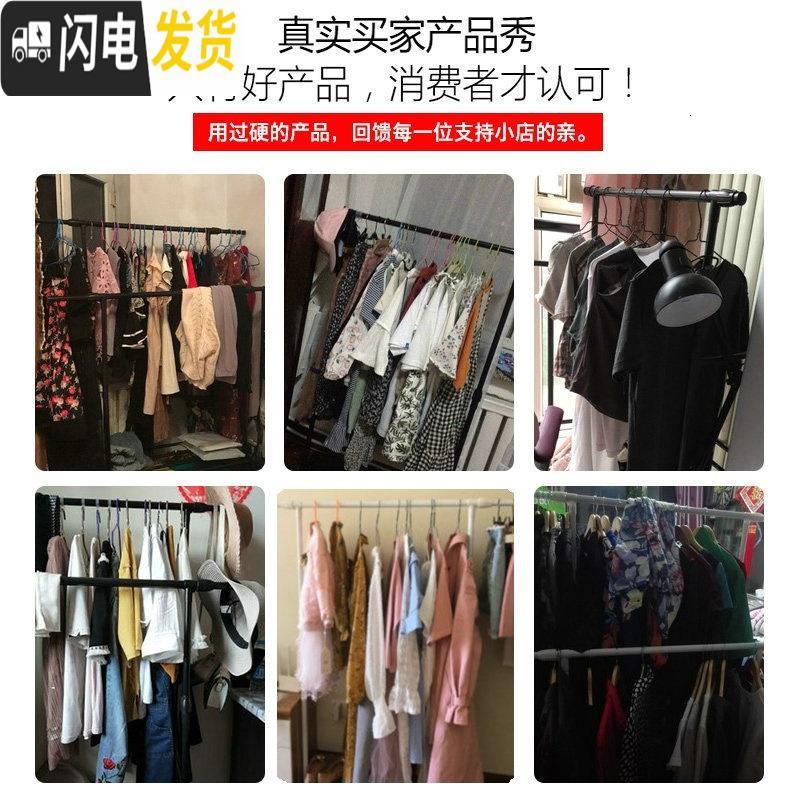 三维工匠简易挂晒衣架升降晾衣架落地单杆折叠室内阳台晾衣杆卧室伸缩家用 白色单杆 大高清大图