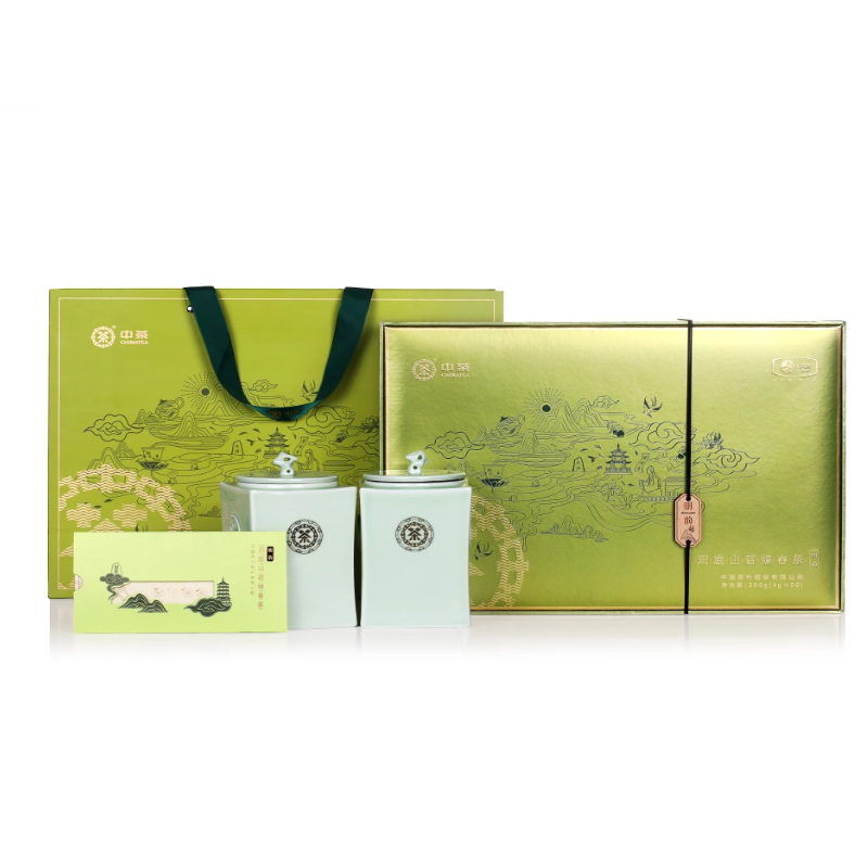 中茶 抢鲜洞庭山碧螺春茶礼盒版200g