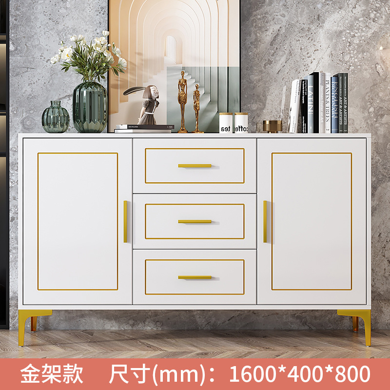 简约斗柜轻奢现代餐边柜餐桌柜子客厅靠墙玄关柜多功能收纳储物柜高清大图