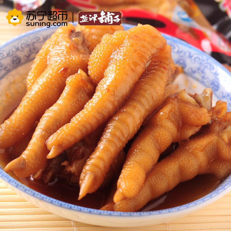 盐津铺子 卤味小食 迷你卤凤爪 238g(休闲零食)