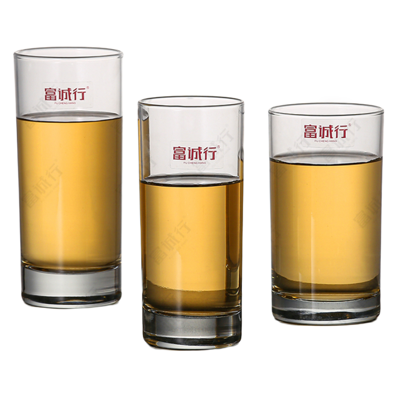 富诚行 直身水杯牛奶杯 290ml 6个装/组 玻璃杯 (计价单位:组)