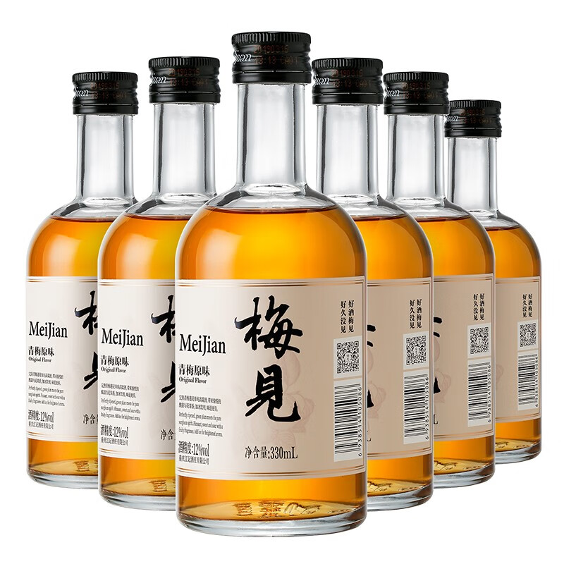 梅见 12度梅见青梅酒/330ml*6瓶箱装