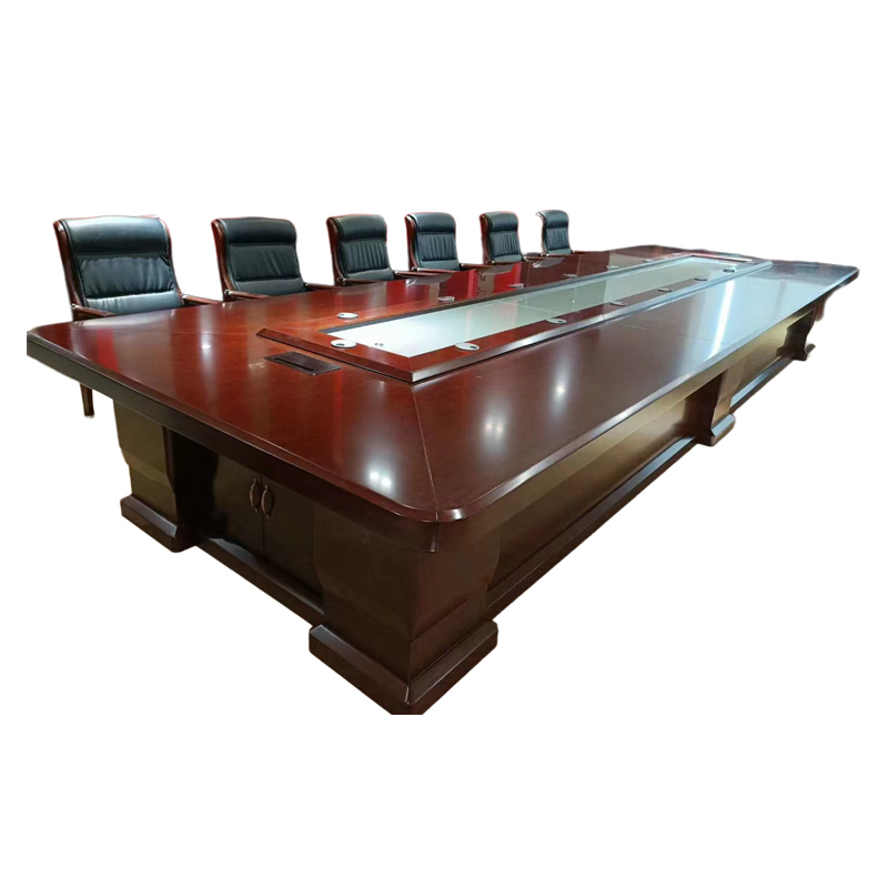 誉慧 会议桌 4500*1500*760H 件高清大图