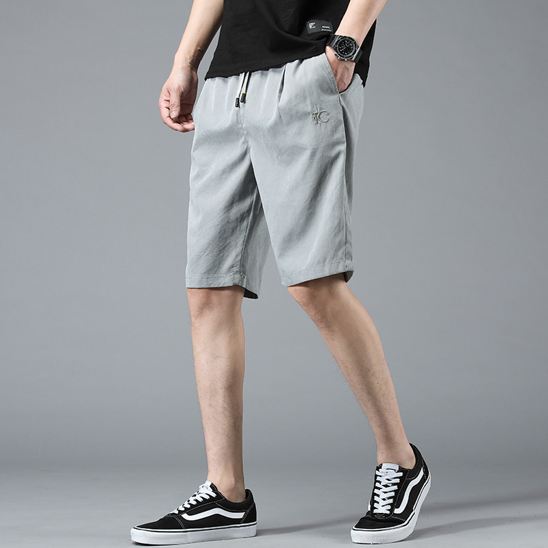 哇帆古(wowf)男士休闲裤 休闲短裤男潮夏季潮流宽松运动中裤沙滩5分裤