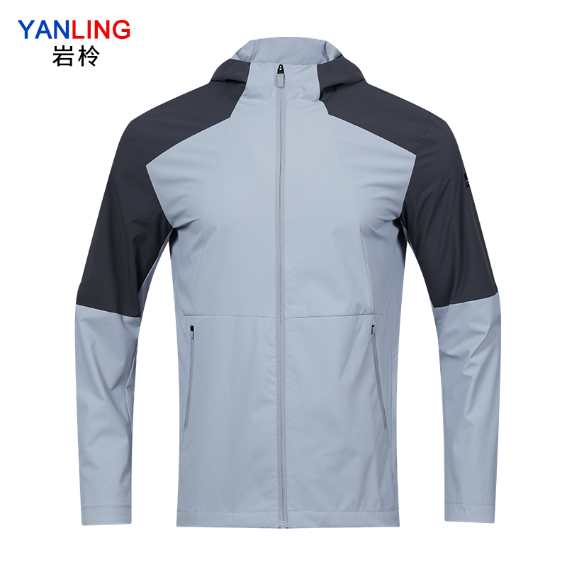 岩柃 梭织带帽运动上衣 23Y23901 泥石灰 M