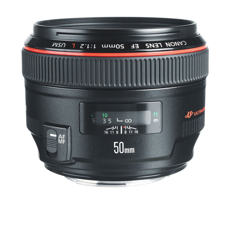 [二手95新]佳能/Canon EF 50mm f/1.2L USM 单反相机中焦人像镜头红圈