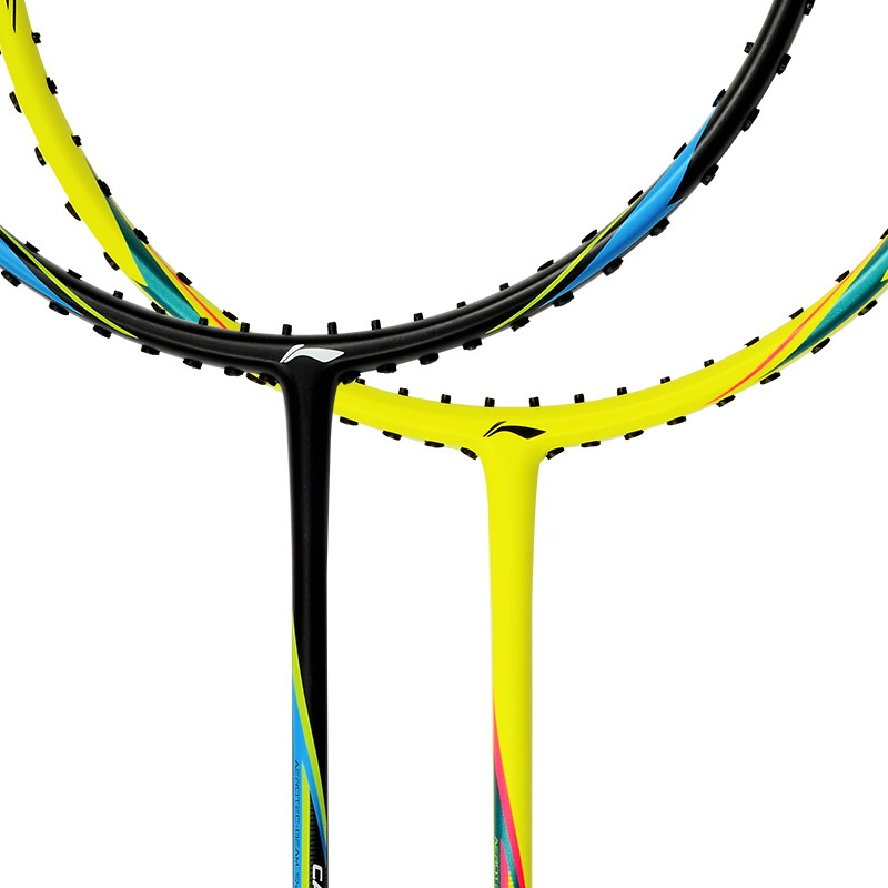 李宁 LI-NING 羽毛球拍双拍2支全碳素3u对拍超轻专业初学羽拍套装 A1111 送6支装球(已穿线)