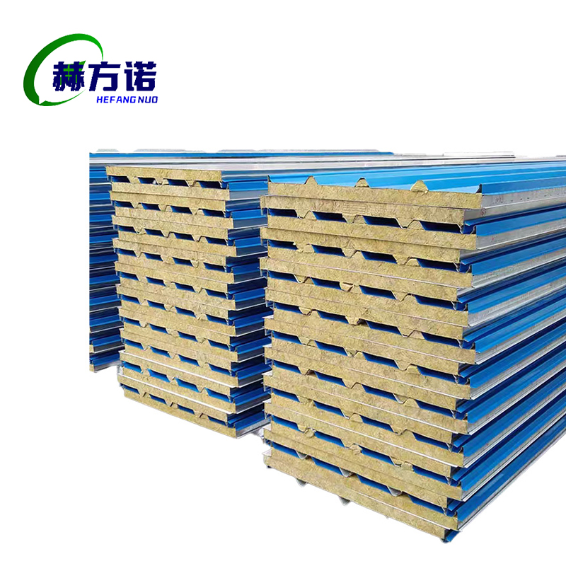 赫方诺彩钢岩棉板(顶板)100mm/平方米高清大图