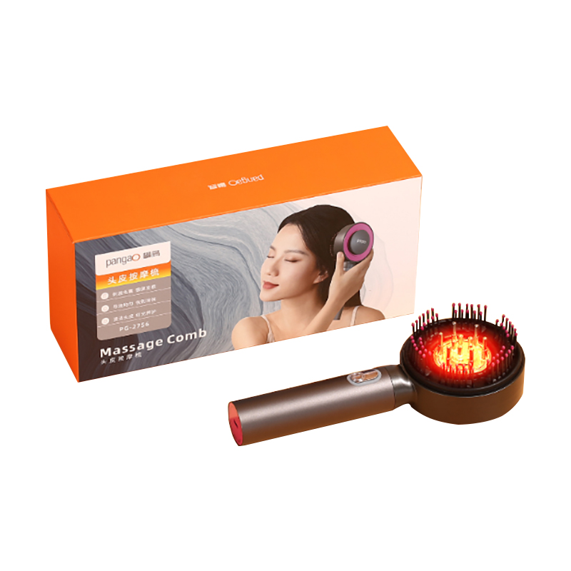 攀高(pangao)头皮按摩梳充电式便携按摩 PG-2756