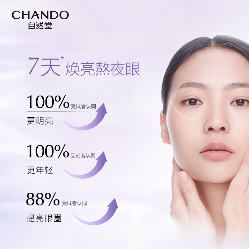 自然堂(CHANDO) 凝时鲜颜肌活眼霜 15g高清大图