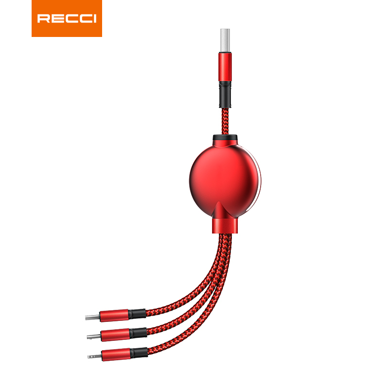 RECCI-光影RTC-T09一拖三发光数据线 RTC-T09