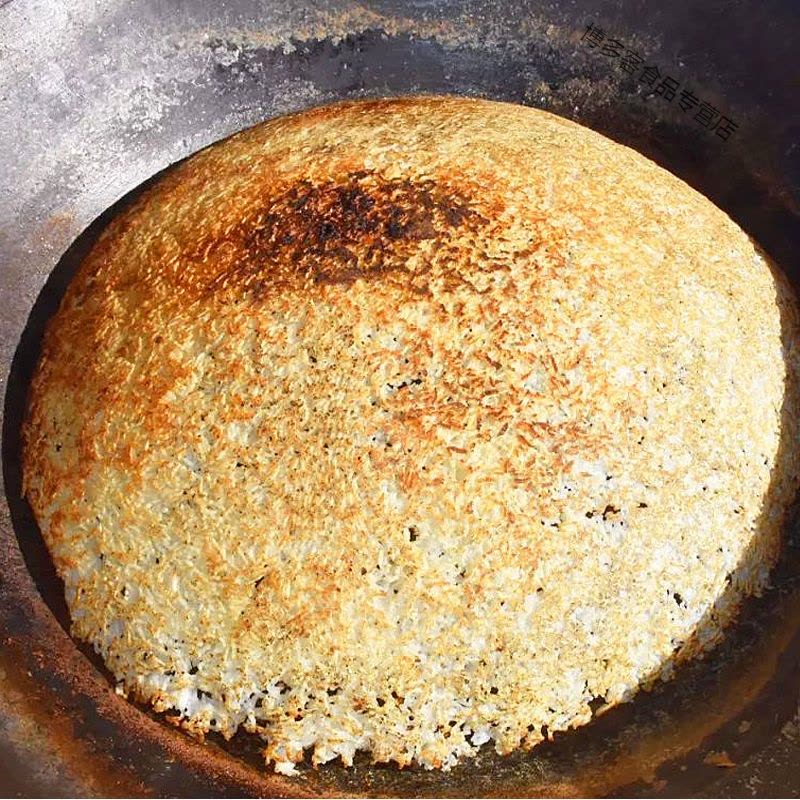 大锅非油炸大米原味零食咸味小吃柴火土灶烤图片