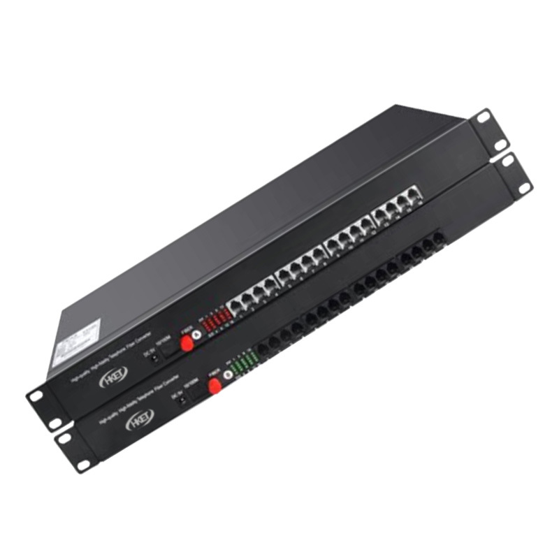 华科亿通 16路纯电话光端机 HKET-16P