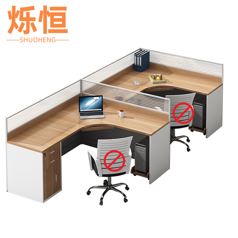 烁恒 屏风办公桌高清大图