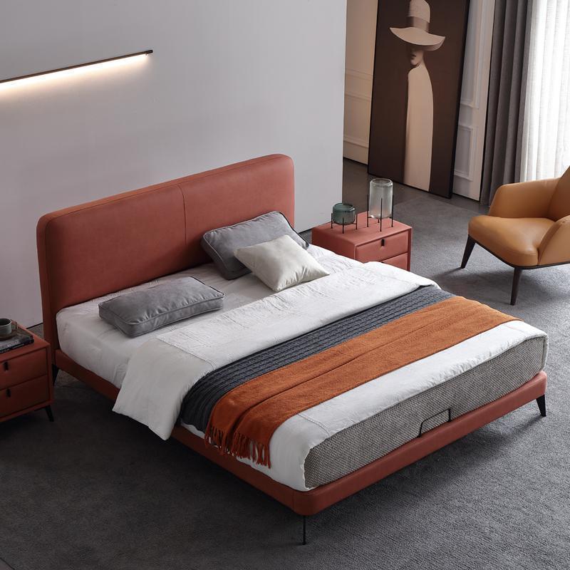 森美人轻奢意式布艺床简床现代简约小户型免洗科技布床设计师 纳米科技布床(单床)1800mm*2000mm组装式架子床