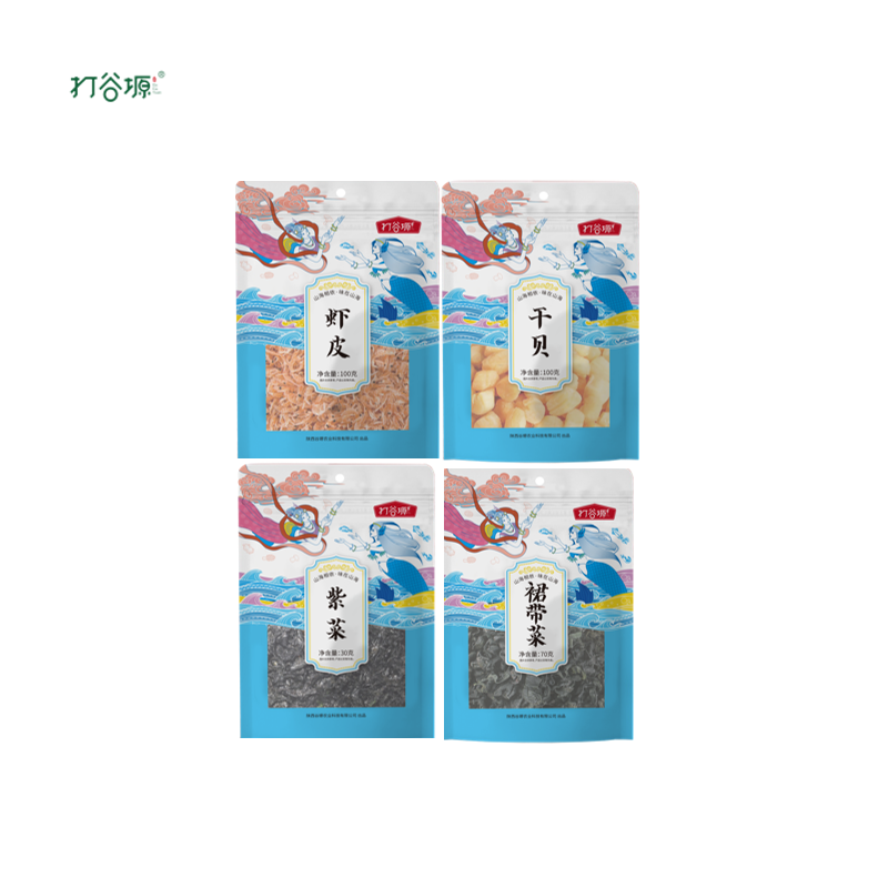 打谷塬山海臻味干货礼盒540g/盒高清大图