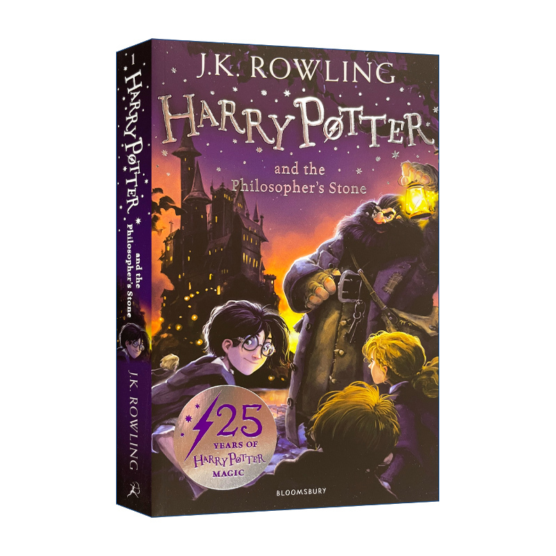 哈利波特电影艺术 迷你书 [正版]哈利波特与魔法石英文原版1 Harry Potter and the Philosop