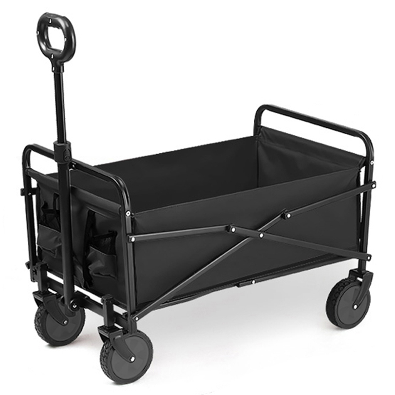 徽羚羊 露营车折叠推车户外露营儿童小推车营地车5寸基础款 黑色HLY-YYTC-23001!