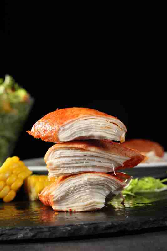 昔日印象孜然味鸡胸肉100g*5袋高清大图