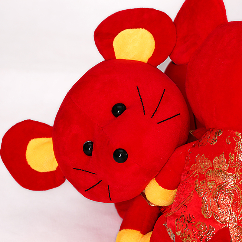 鼠兆丰年吉祥纳福公仔30cm