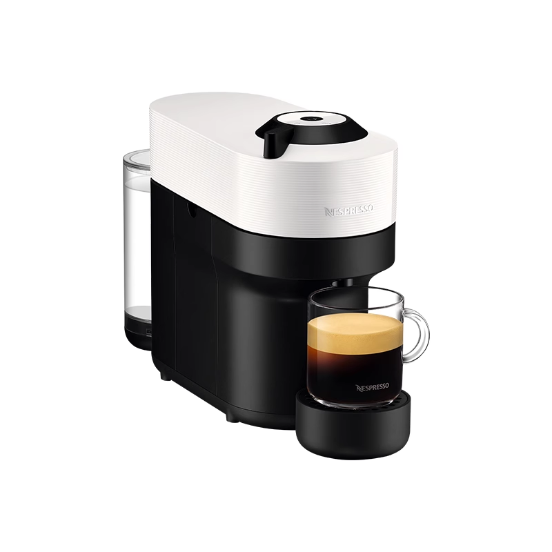 Nespresso 胶囊咖啡机 Vertuo Pop 白色高清大图