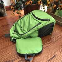 新款户外休闲运动骑行健身登山旅行双肩包女皮肤包书包男轻便旅游背包-定制 荧光绿60300