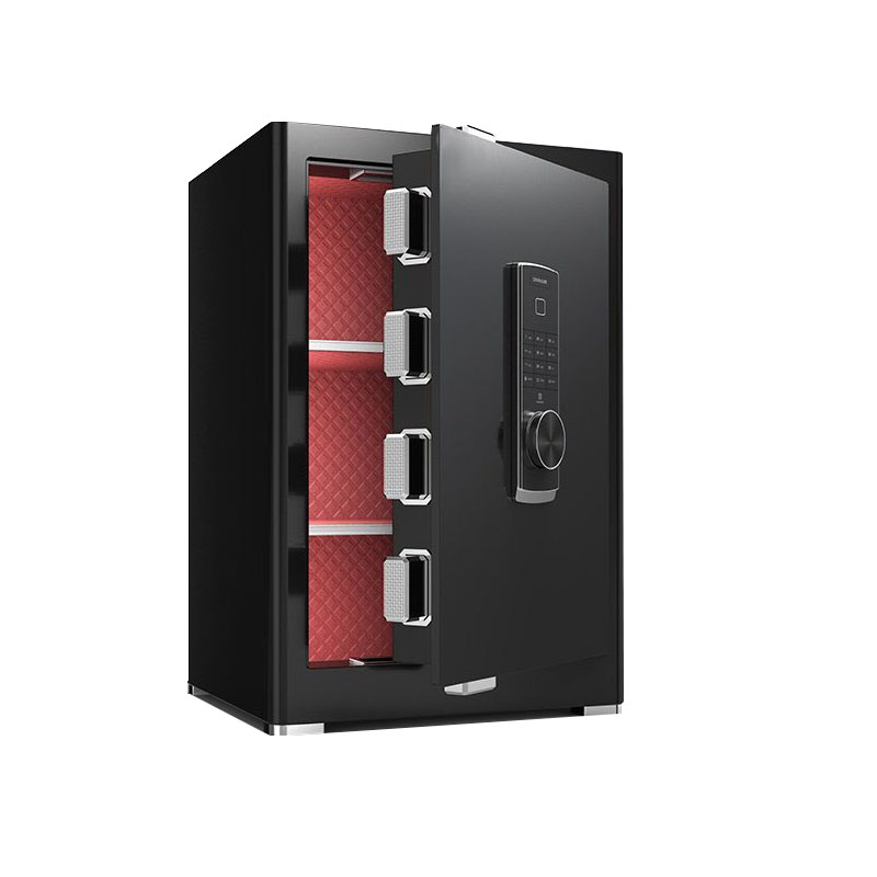 保险柜可远程指纹密码全钢防盗保管箱 60cm颜色可选 wifi+指纹+钥匙*2高清大图