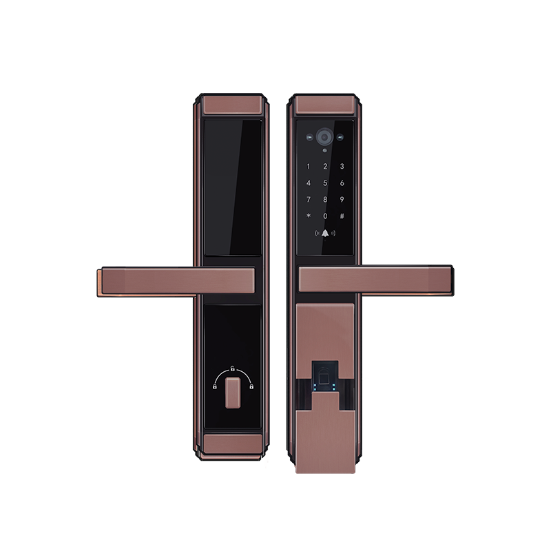 九万里网络智能锁w500(咖啡金)