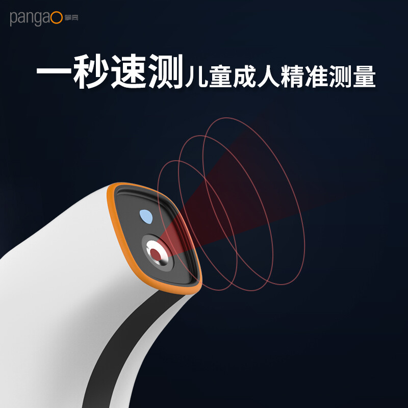 攀高(PANGAO) 额温枪 电子温度计 家用精准智能测量儿婴儿成人红外测温仪 PG-IRT1602(额温款)高清大图
