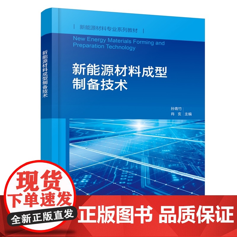 新能源材料成型制备技术 各类新能源器件制备知识与技术 典型新能源器件生产实例 新能源材料与器件 新能源科学与工程专业教材高清大图