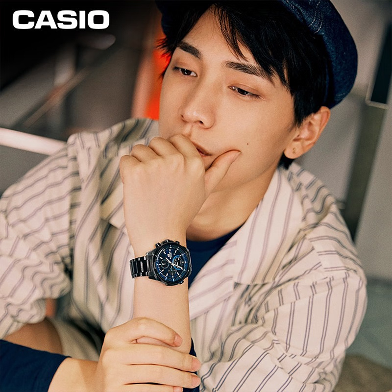 卡西欧（CASIO) EDIFICE EFS-S590YD系列 商务男表防水男士手表=