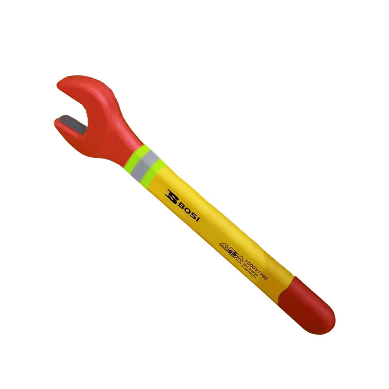 波斯(BOSI) 荧光系列VDE绝缘开口扳手 24mm 把高清大图