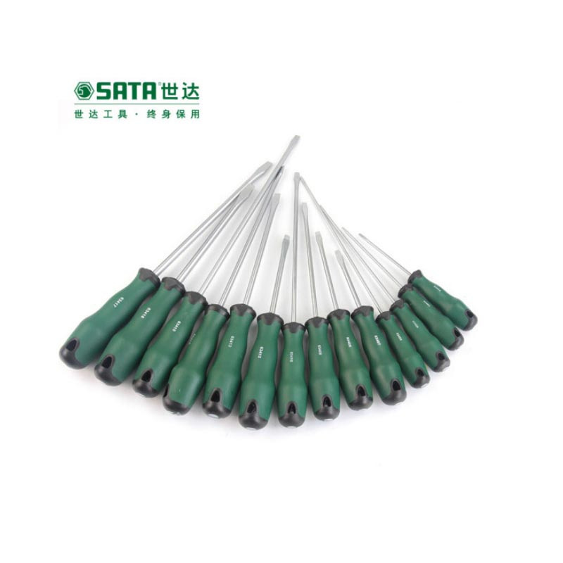 世达(SATA) T系列一字形螺丝批起子 5*200mm 63410 货期5-10天